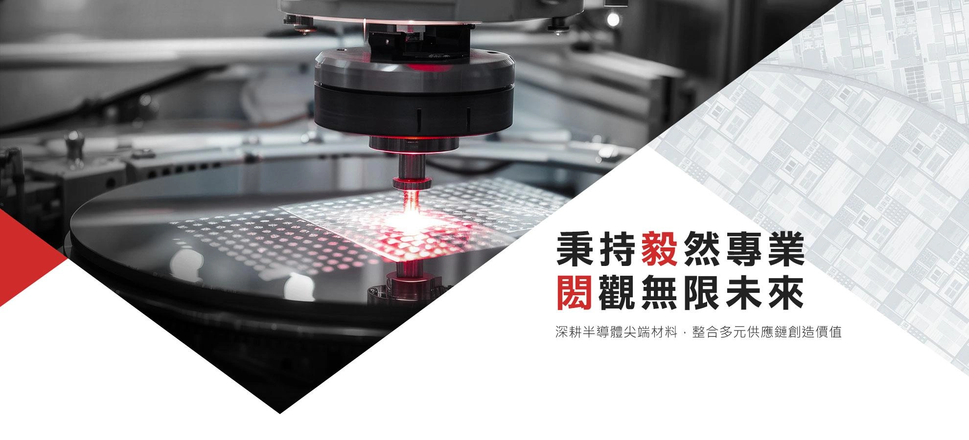 秉持毅然專業 閎觀無限未來